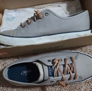 Sperry Pier View Sneaker, Size 8, Gray